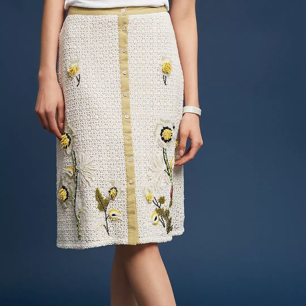 Varun Bahl Barbonne Floral Skirt - Picture 1 of 8